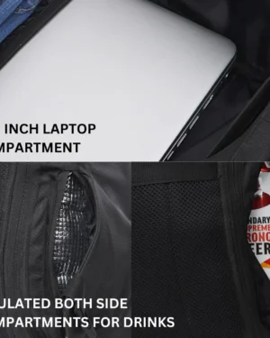 Hybrido Drakos Anti Theft Tech Backpack with Cooler (Blue)